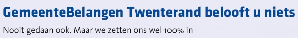 Gbt Belooft U Niet Maar Zet Zich Wel 100 Procent Voor U In