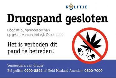 Drugspand Gesloten