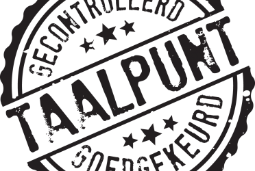 Taalpunt Stempel Zwart